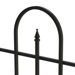 Vigoro Westbrook 36 in. x 48 in. Black Steel Fence Panel 20 Vigoro Westbrook 36 in. x 48 in. Black Steel Fence Panel -Vigoro sales Store black vigoro garden fencing 860329 1d 1000