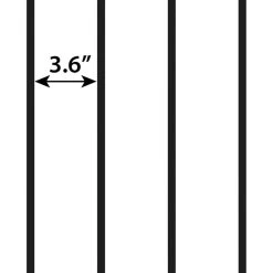 Vigoro Beaumont No Dig 40.4 in. H x 53.7 in. W Black Steel Decorative Fence Gate 16 Vigoro Beaumont No Dig 40.4 in. H x 53.7 in. W Black Steel Decorative Fence Gate -Vigoro sales Store black vigoro garden fencing 860343 40 1000