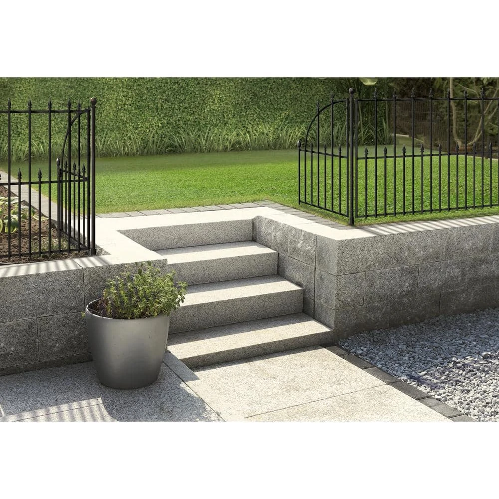 Vigoro Empire 30 in. x 36 in. Black Steel Fence Panel 12 Vigoro Empire 30 in. x 36 in. Black Steel Fence Panel - Image 10