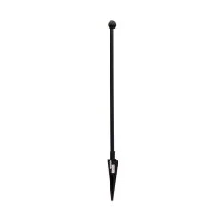 Vigoro Empire/Westbrook 41 in. x 2.3 in. x 2.3 in. Black Steel Fence Post