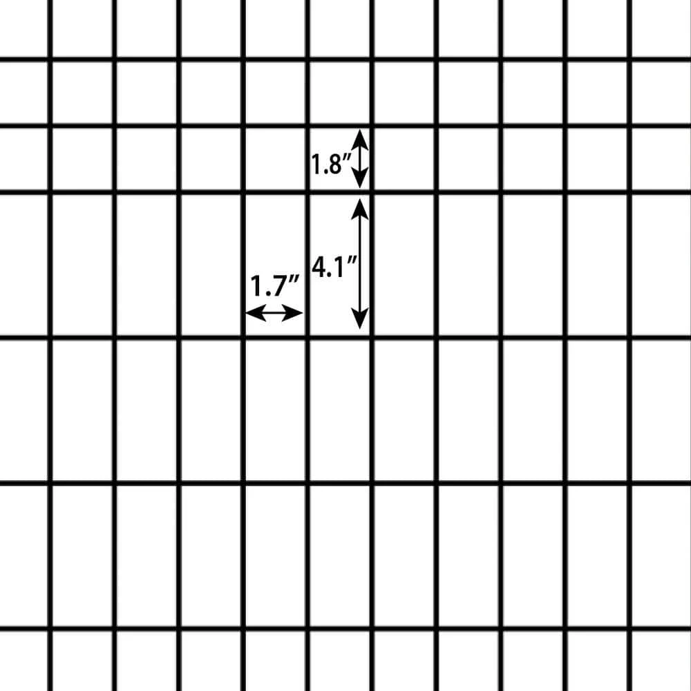 Vigoro 44 in. H x 36 in. W Steel Multi-Purpose No Dig Black Fence Panel 5 Vigoro 44 in. H x 36 in. W Steel Multi-Purpose No Dig Black Fence Panel - Image 3