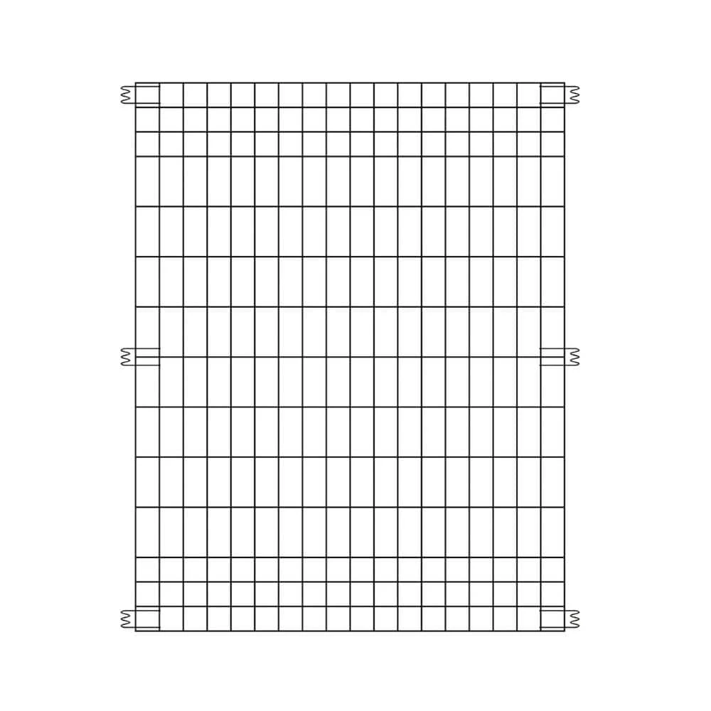 Vigoro 44 in. H x 36 in. W Steel Multi-Purpose No Dig Black Fence Panel 3 Vigoro 44 in. H x 36 in. W Steel Multi-Purpose No Dig Black Fence Panel