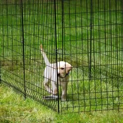 Vigoro 44 in. H x 36 in. W Steel Multi-Purpose No Dig Black Fence Panel 23 Vigoro 44 in. H x 36 in. W Steel Multi-Purpose No Dig Black Fence Panel -Vigoro sales Store black vigoro garden fencing 860411 c3 1000