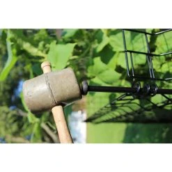 Vigoro 56 in. H Steel Multi-Purpose Black Fence Post (7-Pack) 19 Vigoro 56 in. H Steel Multi-Purpose Black Fence Post (7-Pack) -Vigoro sales Store black vigoro garden fencing 860428 7pk 1f 1000