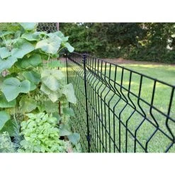 Vigoro 56 in. H Steel Multi-Purpose Black Fence Post (7-Pack) 20 Vigoro 56 in. H Steel Multi-Purpose Black Fence Post (7-Pack) -Vigoro sales Store black vigoro garden fencing 860428 7pk 44 1000