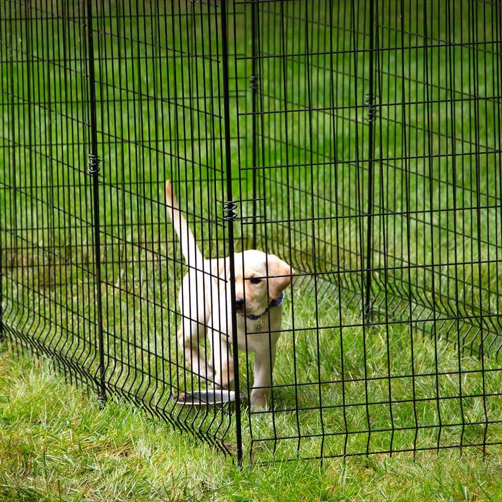 Vigoro 56 in. H Steel Multi-Purpose Black Fence Post (7-Pack) 8 Vigoro 56 in. H Steel Multi-Purpose Black Fence Post (7-Pack) - Image 6