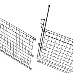 Vigoro 49 in. H Steel No Dig Garden Fence Multi-Purpose Latch (2-Pack) -Vigoro sales Store black vigoro garden fencing 860435 2pk e1 1000