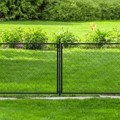 Vigoro 37.3 in. H x 51 in. W Steel Diamond Mesh Garden Fence Panel -Vigoro sales Store black vigoro garden fencing 860640 44 1000
