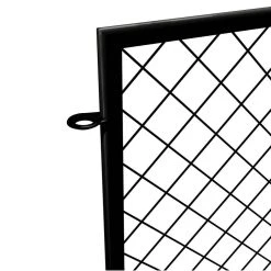 Vigoro 37.3 in. H x 51 in. W Steel Diamond Mesh Garden Fence Panel -Vigoro sales Store black vigoro garden fencing 860640 77 1000
