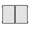 Vigoro 37.3 in. H x 50.2 in. W Steel Diamond Mesh Garden Fence Gate -Vigoro sales Store black vigoro garden fencing 860657 64 1000