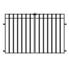Vigoro 37.2 in. H x 55.7 in. W Steel 3-Rail Garden Fence Gate -Vigoro sales Store black vigoro garden fencing 860718 64 1000