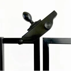 Vigoro 37.2 in. H x 55.7 in. W Steel 3-Rail Garden Fence Gate -Vigoro sales Store black vigoro garden fencing 860718 c3 1000