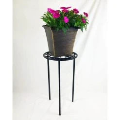 Vigoro 12 in. x 21 in. Black Metal Indoor Round Plant Stand 13 Vigoro 12 in. x 21 in. Black Metal Indoor Round Plant Stand -Vigoro sales Store black vigoro plant stands 51160 1f 1000