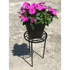 Vigoro 12 in. x 21 in. Black Metal Indoor Round Plant Stand 14 Vigoro 12 in. x 21 in. Black Metal Indoor Round Plant Stand -Vigoro sales Store black vigoro plant stands 51160 44 1000