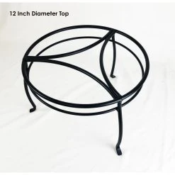 Vigoro 8 in. Black Metal Indoor Plant Stand 11 Vigoro 8 in. Black Metal Indoor Plant Stand -Vigoro sales Store black vigoro plant stands 51470 1f 1000