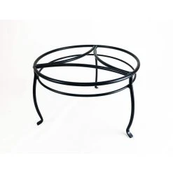 Vigoro 8 in. Black Metal Indoor Plant Stand