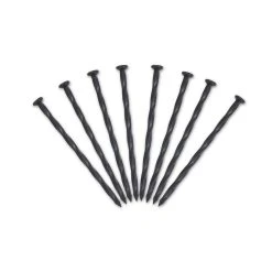Vigoro 8 in. Black Plastic-Nylon Spiral Anchoring Spikes (8-Pack) 8 Vigoro 8 in. Black Plastic-Nylon Spiral Anchoring Spikes (8-Pack) -Vigoro sales Store black vigoro plastic edging 1985 hd 40 1000