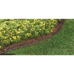 Vigoro 60 ft. x 0.5 in. x 4.5 in. Black Plastic Lawn Edging -Vigoro sales Store black vigoro plastic edging vig 60c 44 1000