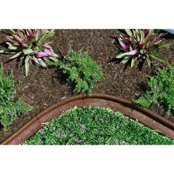 Vigoro EcoBorder 4 ft. Black Rubber Landscape Edging (48-Count/Pallet) -Vigoro sales Store black vigoro rubber edging ecobrd bl 48 d4 1000