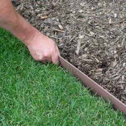 Vigoro 20 ft. Premium Brown Composite Edging -Vigoro sales Store brown vigoro brick edging 903001vg 1d 1000