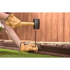 Vigoro 4 ft. Brown No-Dig Rubber Landscape Edging (6-Pack) 20 Vigoro 4 ft. Brown No-Dig Rubber Landscape Edging (6-Pack) -Vigoro sales Store brown vigoro rubber edging dcbfe4bn6 44 1000