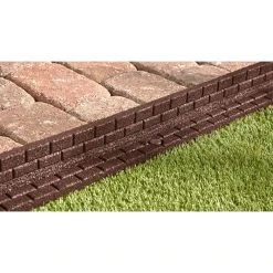 Vigoro 4 ft. Brown No-Dig Rubber Landscape Edging (6-Pack) 22 Vigoro 4 ft. Brown No-Dig Rubber Landscape Edging (6-Pack) -Vigoro sales Store brown vigoro rubber edging dcbfe4bn6 76 1000
