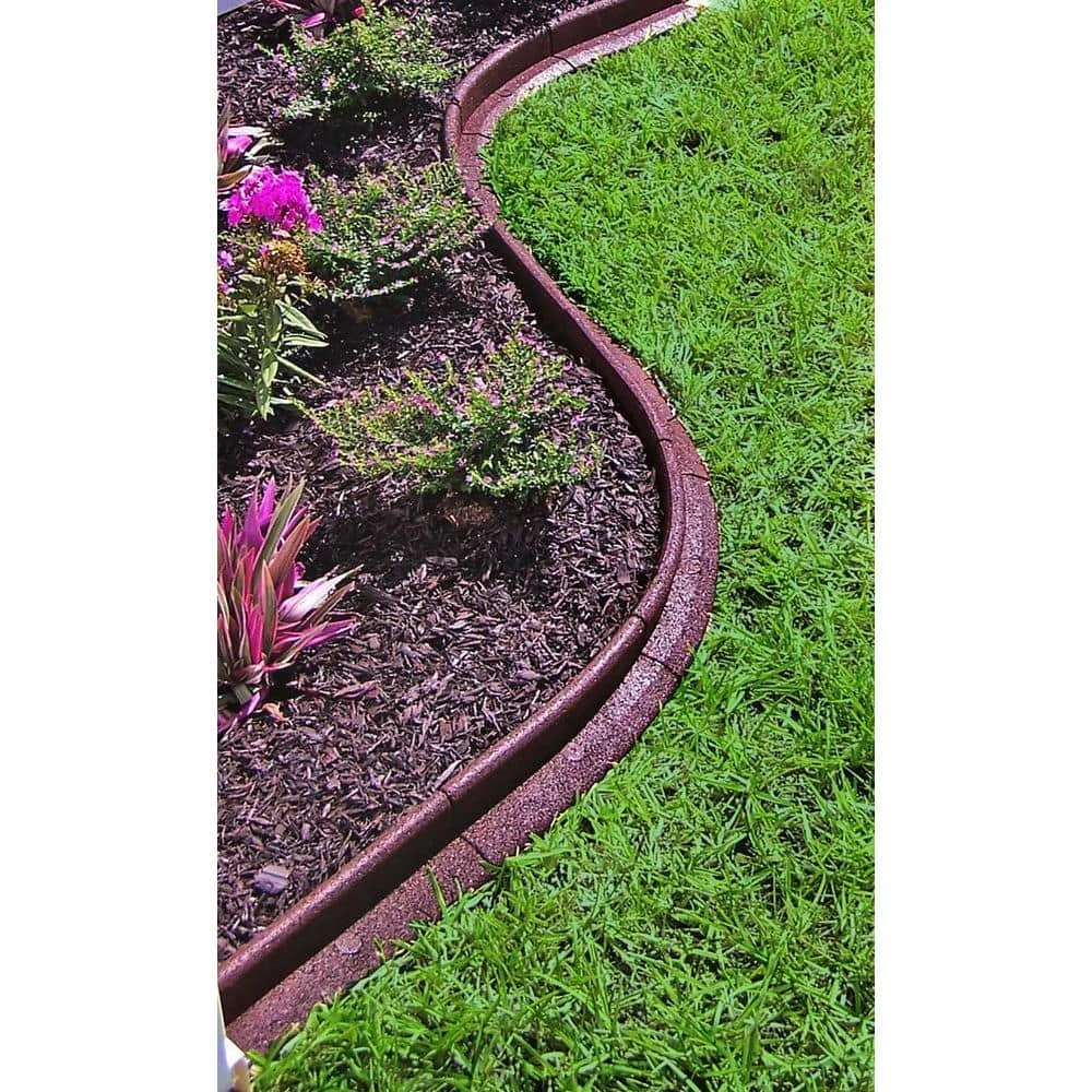 Vigoro EcoBorder 4 ft. Brown Rubber Landscape Edging (48-Count/Pallet) 12 Vigoro EcoBorder 4 ft. Brown Rubber Landscape Edging (48-Count/Pallet) - Image 10