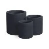 KANTE 15.8 in. x 12.9 in. and 9.8 in. W Round Charcoal Concrete/Fiberglass Indoor Outdoor Elegant Planters 1 KANTE 15.8 in. x 12.9 in. and 9.8 in. W Round Charcoal Concrete/Fiberglass Indoor Outdoor Elegant Planters -Vigoro sales Store charcoal kante plant pots osc0119abc c60121 64 1000