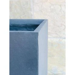 KANTE 12 in. H Square Charcoal Concrete/Fiberglass Indoor Outdoor Elegant Planter 13 KANTE 12 in. H Square Charcoal Concrete/Fiberglass Indoor Outdoor Elegant Planter -Vigoro sales Store charcoal kante plant pots osf0001b c60121 66 1000