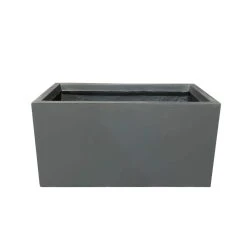 KANTE 23 in. L Rectangular Charcoal Concrete/Fiberglass Indoor Outdoor Elegant Planter -Vigoro sales Store charcoal kante plant pots osf0104a c60121 c3 1000