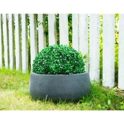 KANTE Medium 10 in. Tall Charcoal Lightweight Concrete Round Outdoor Bowl Planter 13 KANTE Medium 10 in. Tall Charcoal Lightweight Concrete Round Outdoor Bowl Planter -Vigoro sales Store charcoal kante plant pots rc0051c c60121 1f 1000