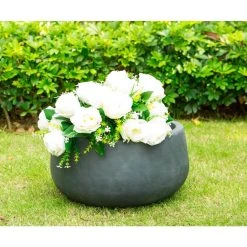KANTE Medium 10 in. Tall Charcoal Lightweight Concrete Round Outdoor Bowl Planter 11 KANTE Medium 10 in. Tall Charcoal Lightweight Concrete Round Outdoor Bowl Planter -Vigoro sales Store charcoal kante plant pots rc0051c c60121 c3 1000