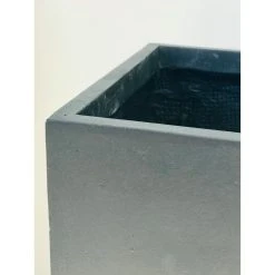 KANTE 10 in. Tall Charcoal Lightweight Concrete Square Modern Outdoor Planter -Vigoro sales Store charcoal kante plant pots rf0001a c60121 44 1000