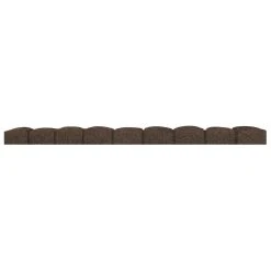 Vigoro Roman Stone 4 ft. Earth Rubber Garden Edging -Vigoro sales Store earth vigoro rubber edging mt5001597 40 1000
