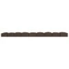 Vigoro Roman Stone 48 in. Rubber Garden Edging Earth (Pack of 2) -Vigoro sales Store earth vigoro rubber edging mt5001789cm 64 1000