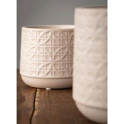 SULLIVANS Gray Ceramic Planter (Set of 2) 9 SULLIVANS Gray Ceramic Planter (Set of 2) -Vigoro sales Store gray sullivans plant pots cm2943 1f 1000