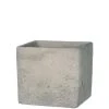 SULLIVANS Gray Cement Square Planter -Vigoro sales Store gray sullivans plant pots cmt1090 64 1000