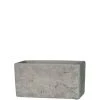 SULLIVANS Gray Cement Rectangular Planter -Vigoro sales Store gray sullivans plant pots cmt1094 64 1000