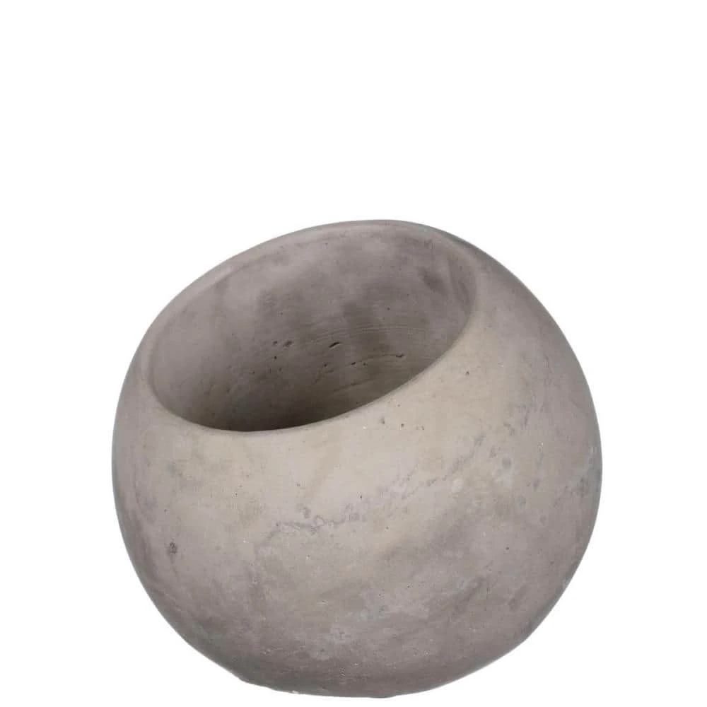SULLIVANS Gray Cement Ball Planter 3 SULLIVANS Gray Cement Ball Planter