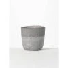 SULLIVANS Gray Cement Pot -Vigoro sales Store gray sullivans plant pots cmt1186 64 1000