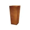 KANTE 28 in. H Iron Oxide Lightweight Concrete Tapered Planter with Drainage Hole, Large Outdoor/Indoor Tall Square Planter -Vigoro sales Store iron oxide kante plant pots rf0229a s c80621 64 1000