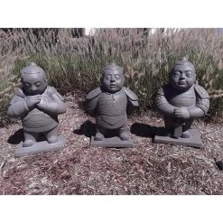 KANTE 19 in. H Sculpting Clay Lightweight Concrete/Fiberglass Indoor Outdoor Praying Standing Warrior Statue -Vigoro sales Store kante garden statues ospd0010a c70041 1f 1000