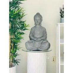 KANTE Lightweight Sitting Meditating Buddha Zen Indoor -Vigoro sales Store kante garden statues r141006 c80021 4f 1000