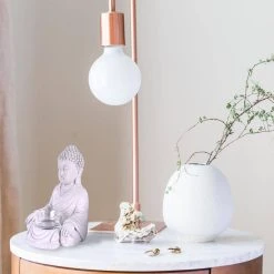 KANTE 6.5 in. H Gray Cement Sitting Buddha Garden Statue Tealight Candle Holder Ornament (2-Pack) -Vigoro sales Store kante garden statues sx20200177 44 1000