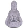 KANTE 6.5 in. H Gray Cement Sitting Buddha Garden Statue Tealight Candle Holder Ornament (2-Pack) 2 KANTE 6.5 in. H Gray Cement Sitting Buddha Garden Statue Tealight Candle Holder Ornament (2-Pack) -Vigoro sales Store kante garden statues sx20200178 64 1000