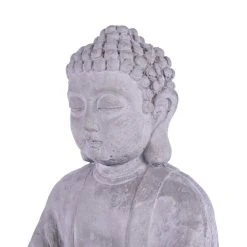 KANTE 14.17 in. H Gray Cement Meditating Buddha Garden Statue Tealight Candle Holder Ornament 13 KANTE 14.17 in. H Gray Cement Meditating Buddha Garden Statue Tealight Candle Holder Ornament -Vigoro sales Store kante garden statues sx20200179 44 1000