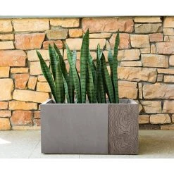 KANTE 31 in and 23 in. L Rectangular Lodgepole Concrete/Fiberglass Indoor Outdoor Elegant Long Planters (Set of 2) 9 KANTE 31 in and 23 in. L Rectangular Lodgepole Concrete/Fiberglass Indoor Outdoor Elegant Long Planters (Set of 2) -Vigoro sales Store lodgepole kante plant pots osf0219ab c81051 4f 1000