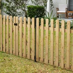 Vigoro 37.1 in. H x 45.35 in. W Cedar Garden Fence Panel -Vigoro sales Store natural cedar wood vigoro garden fencing 860664 c3 1000