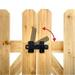 Vigoro 37.1 in. H x 48.3 in. W Cedar Garden Fence Gate -Vigoro sales Store natural cedar wood vigoro garden fencing 860671 40 1000