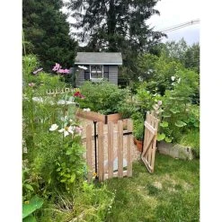 Vigoro 37.1 in. H x 48.3 in. W Cedar Garden Fence Gate -Vigoro sales Store natural cedar wood vigoro garden fencing 860671 44 1000